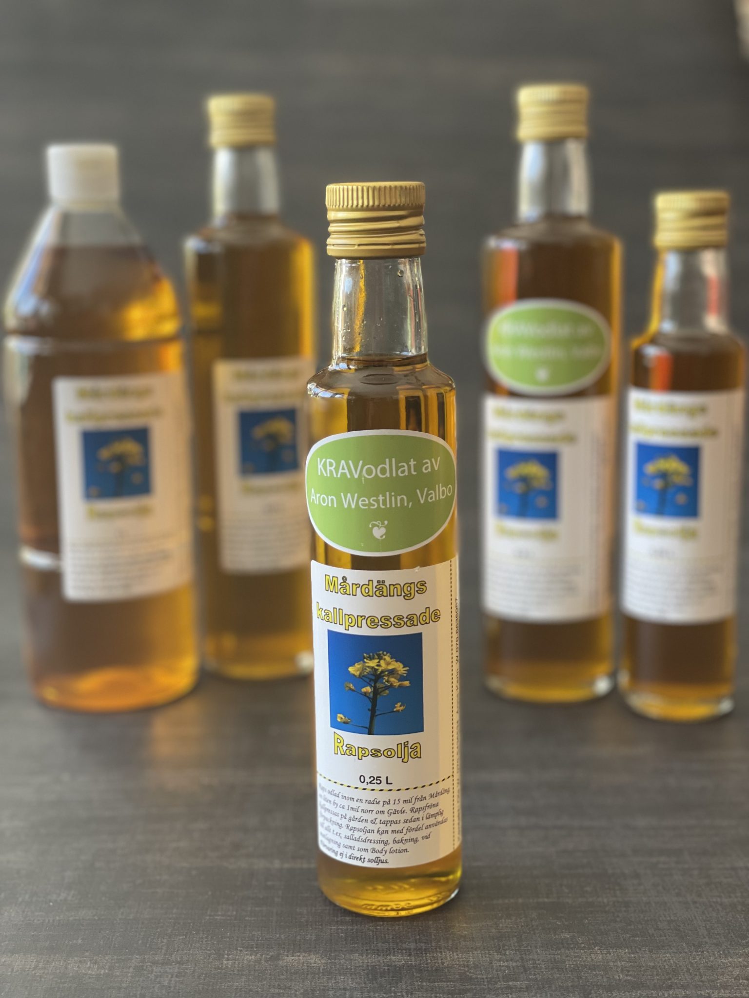 Kallpressad Rapsolja 0,25L Flaska
